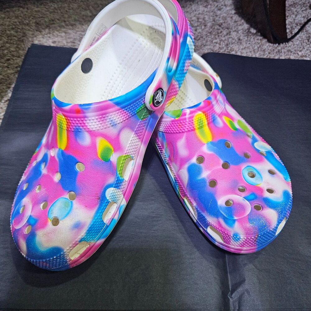 multi collored womens/mens CROCS